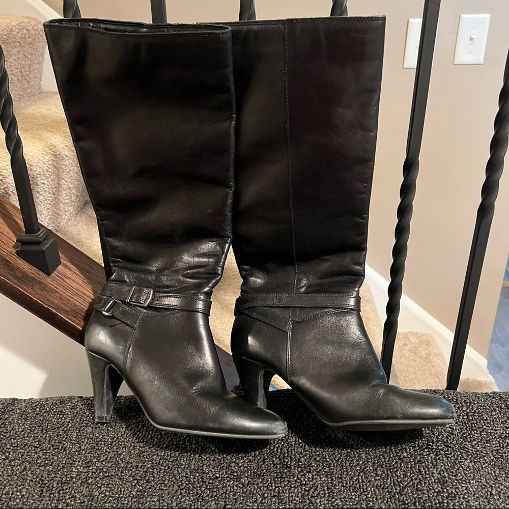 Knee High Leather Boots